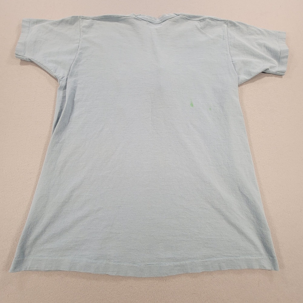 Vintage 90s Nike USA Flag Logo T Shirt Made in USA Blue Single Stitch Men's XL - Picture 8 of 13